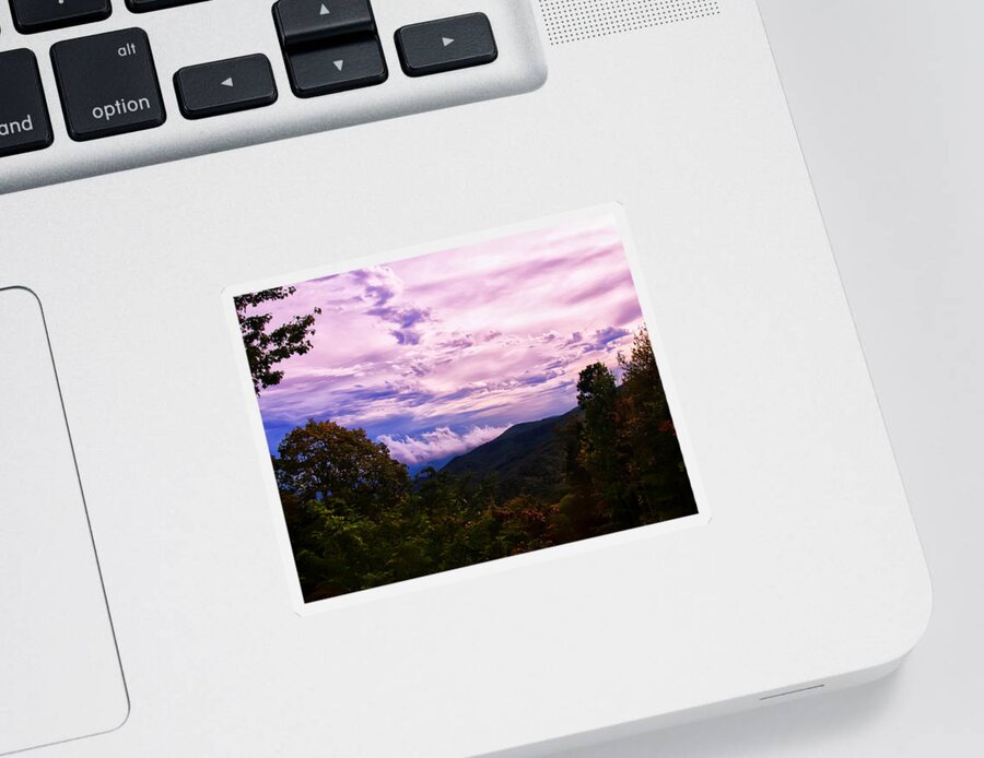 Nc Images Sticker featuring the photograph Sunset at Gorges State park by Flees Photos