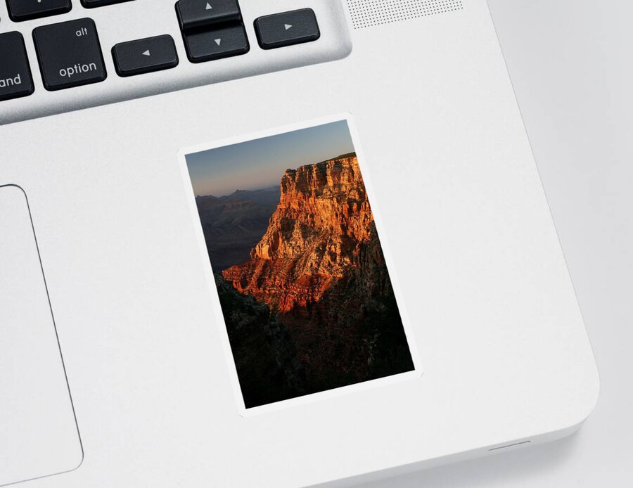 Landscape Sticker featuring the photograph Sunset at the Grand Canyon by Scott Cunningham