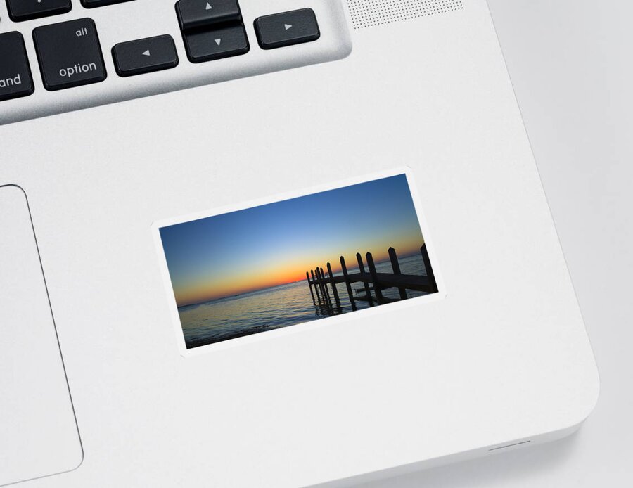 Bayfront Sticker featuring the photograph Sunset in the Keys by Raul Rodriguez