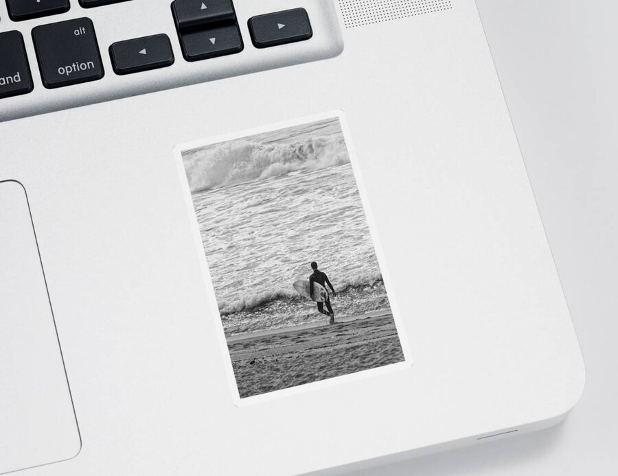 Tropical Sticker featuring the photograph Surf by Paulo Goncalves