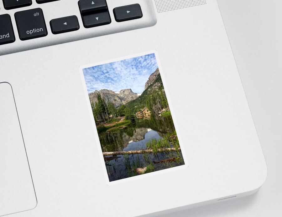The Loch Sticker featuring the photograph The Loch - Rocky Mountain National Park by Ronda Kimbrow