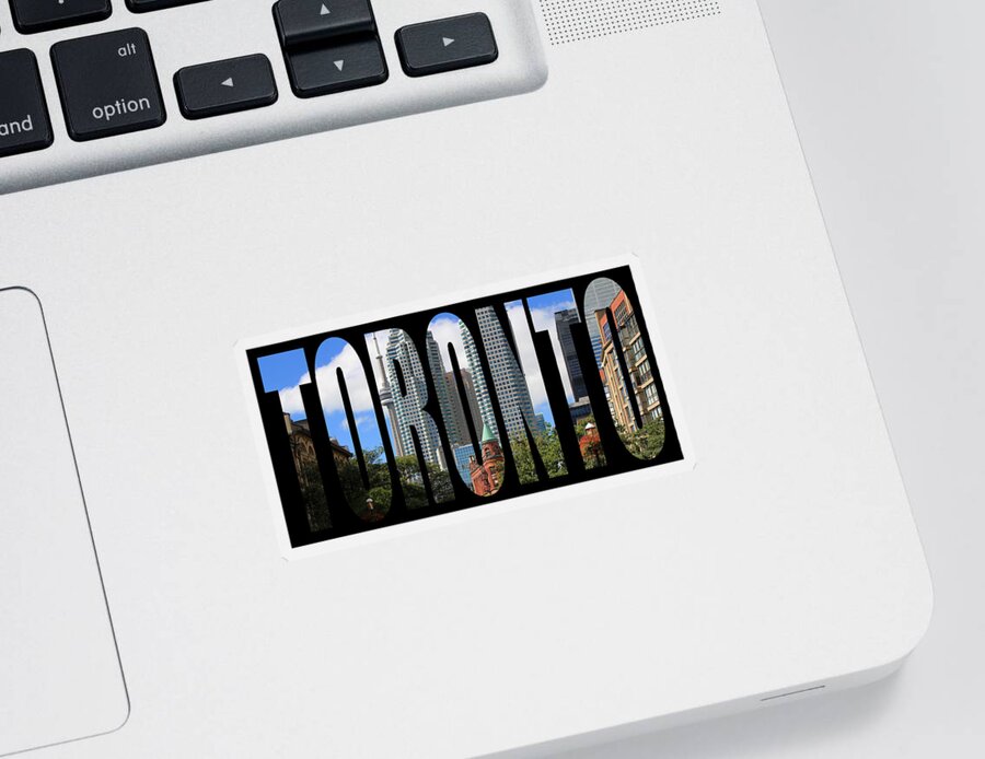 Toronto Sticker featuring the photograph Toronto 1 by Andrew Fare