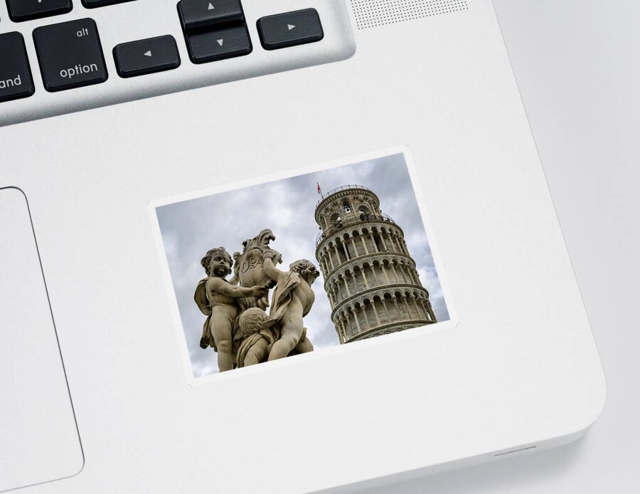 Tower Sticker featuring the photograph Tower of Pisa by Pablo Lopez