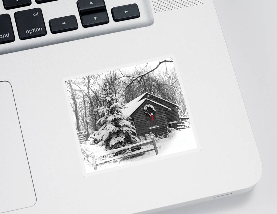 #photogtipsandtricks Sticker featuring the photograph Twas the Night Before Christmas by Wayne Moran