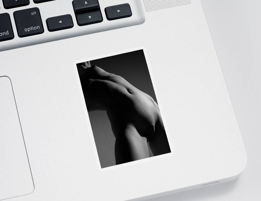 Nude Sticker featuring the photograph Untitled by Joe Kozlowski