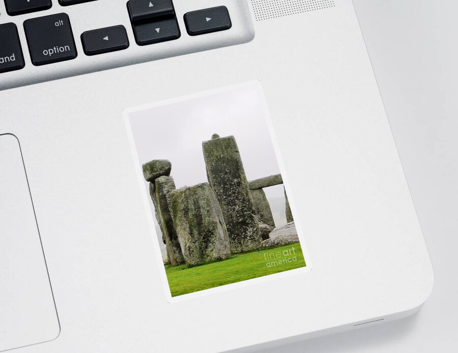 Stonehenge Sticker featuring the photograph Upright by Denise Railey