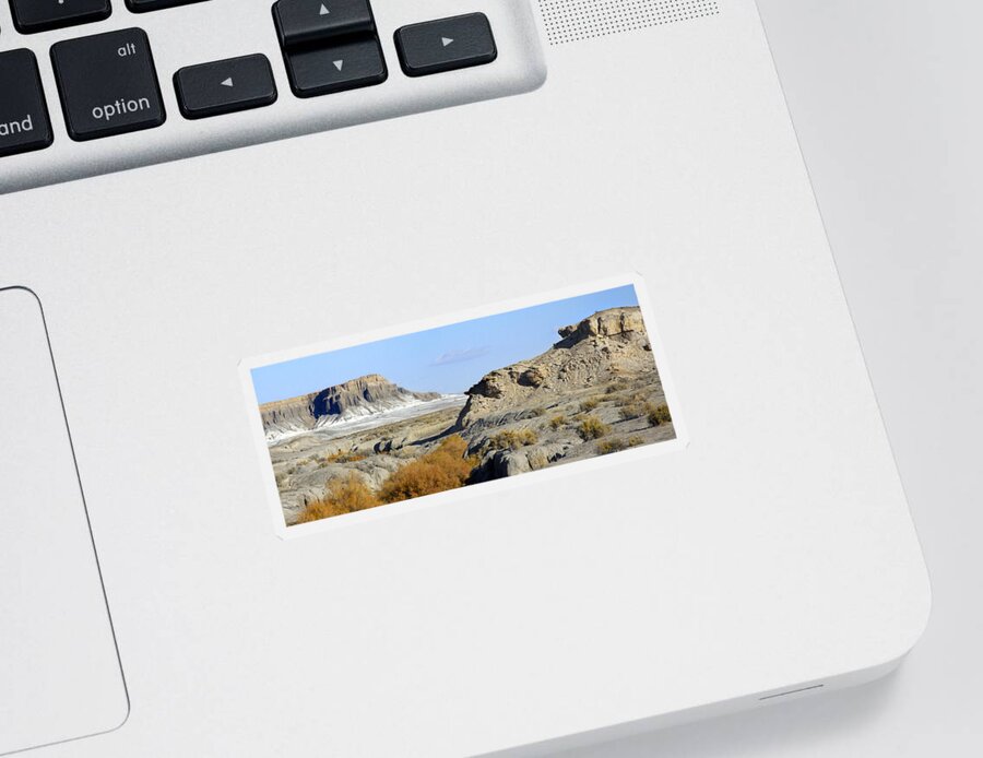 Surreal Sticker featuring the photograph Utah Outback 42 Panoramic by Mike McGlothlen