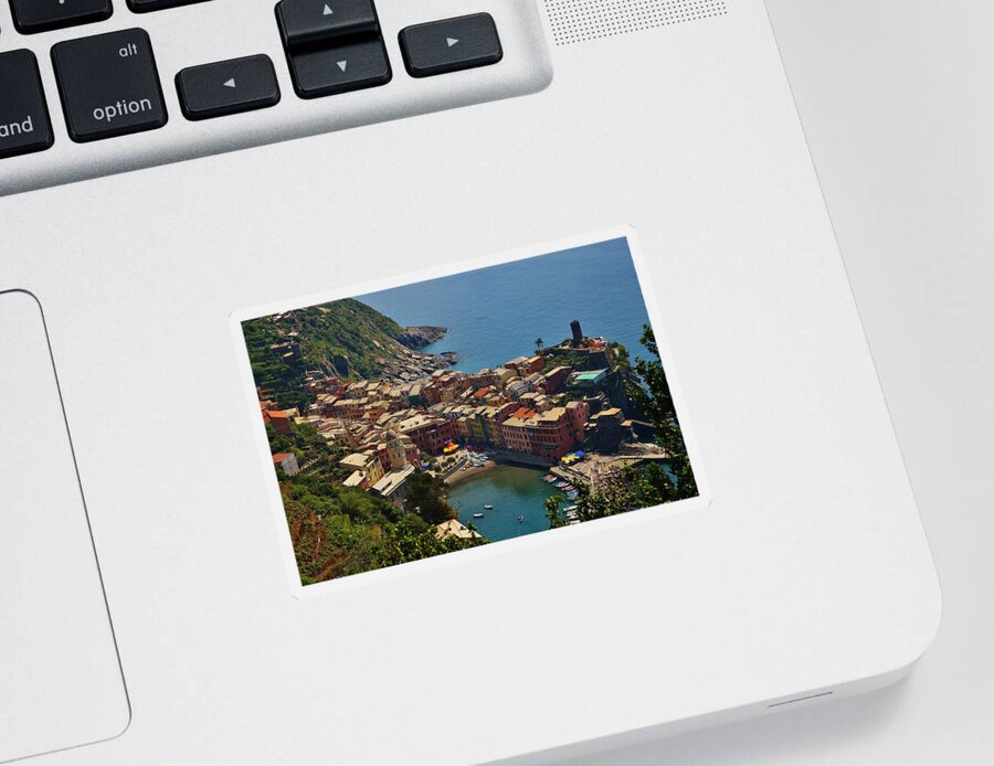 Vernazza Sticker featuring the photograph Vernazza - Cinque Terre by Dany Lison