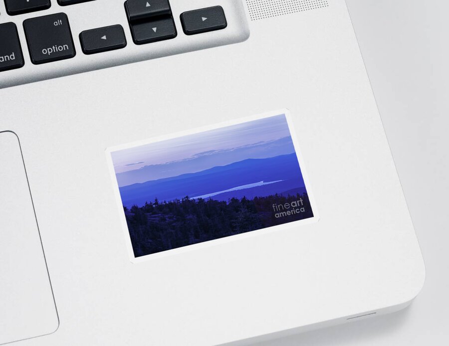 Maine Sticker featuring the photograph View from Cadillac Mountain by Diane Diederich