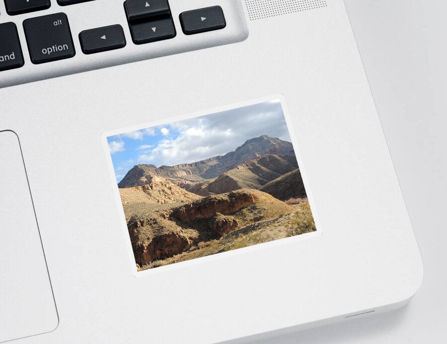 Arizona Landscape Sticker featuring the photograph Virgin River Gorge Arizona 2122 by Andrew Chambers