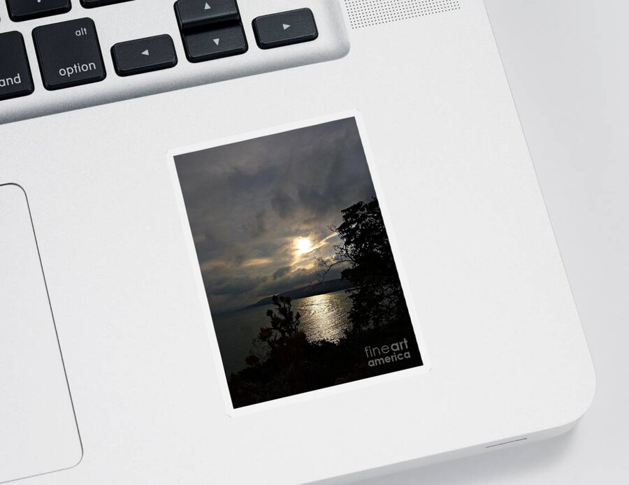 Sunset Sticker featuring the photograph Wild Sunset by Amalia Suruceanu