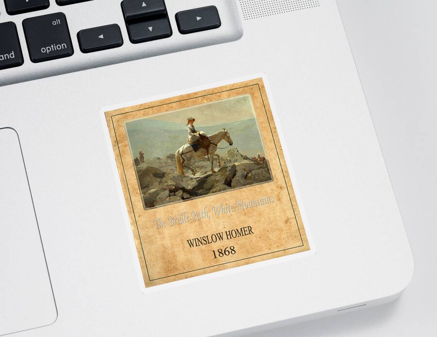 Homer Sticker featuring the photograph Winslow Homer 5 by Andrew Fare