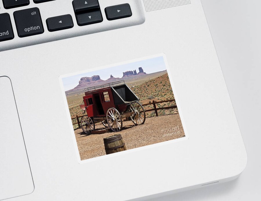 Arizona Sticker featuring the photograph Your Carriage Awaits by Kathy McClure