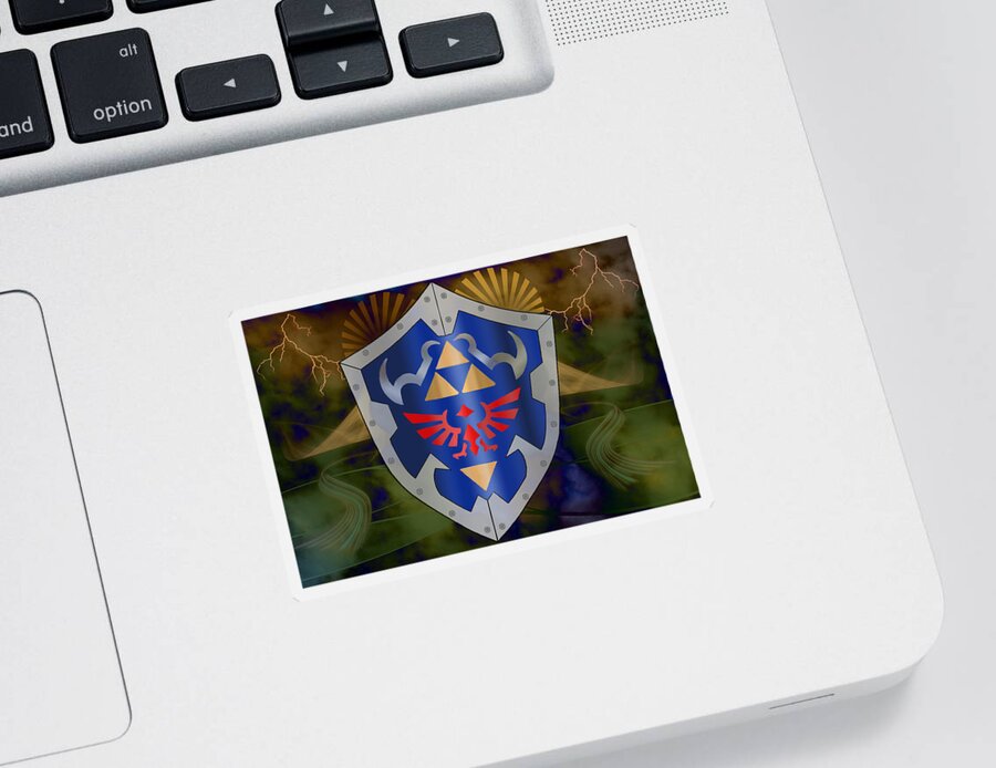 Hylian Zelda Shield Digital Art by Becca Buecher - Pixels