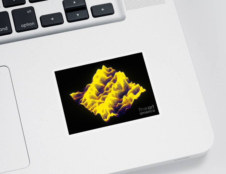Biology Sticker featuring the photograph Dna Stm #1 by Science Source