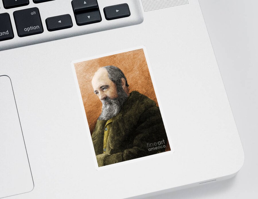 History Sticker featuring the photograph Frederick Olmsted, American Landscape by Science Source