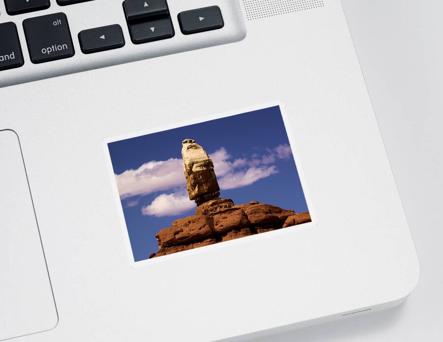Canyonlands National Park Sticker featuring the photograph Santa Clause At Canyonlands National Park #1 by Adam Jewell