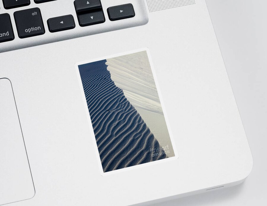 Desert Photography Sticker featuring the photograph White Sands #2 by Keith Kapple