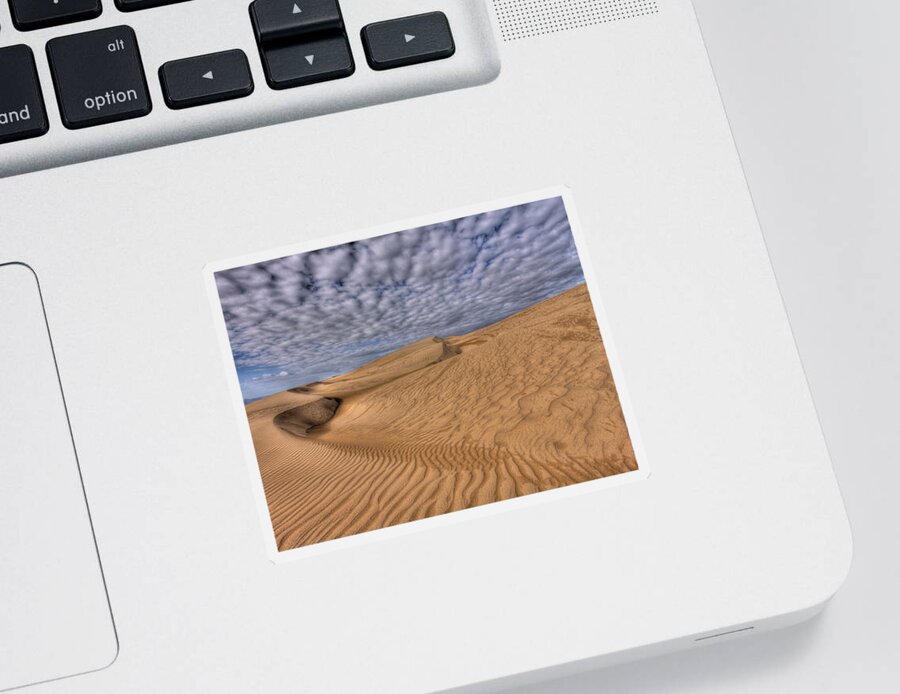 Sand Sticker featuring the photograph Magic of the Dunes by Beth Sargent