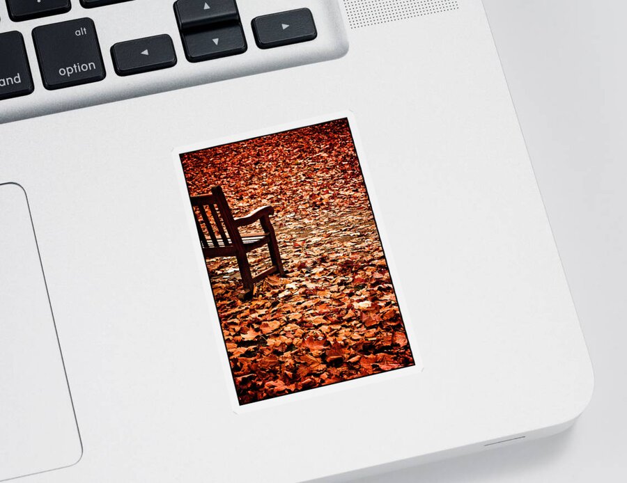 Autumn Sticker featuring the photograph Autumnal Colours by Lenny Carter