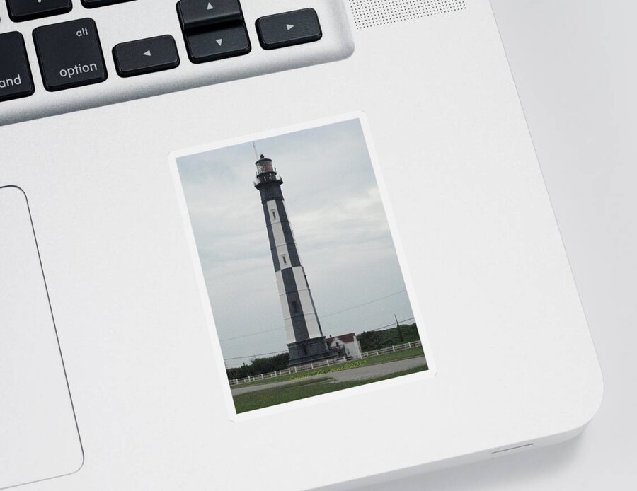 Chesapeake New Lighthouse Sticker featuring the photograph Bay Lighthouse by Sonali Gangane