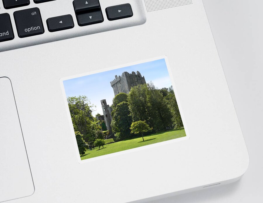 Blarney Castle Sticker featuring the photograph Blarney Castle - Ireland by Mike McGlothlen