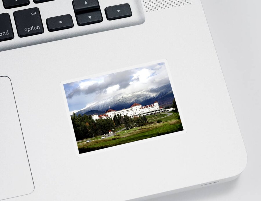 Clouds Sticker featuring the photograph Bretton Woods II by Greg Fortier