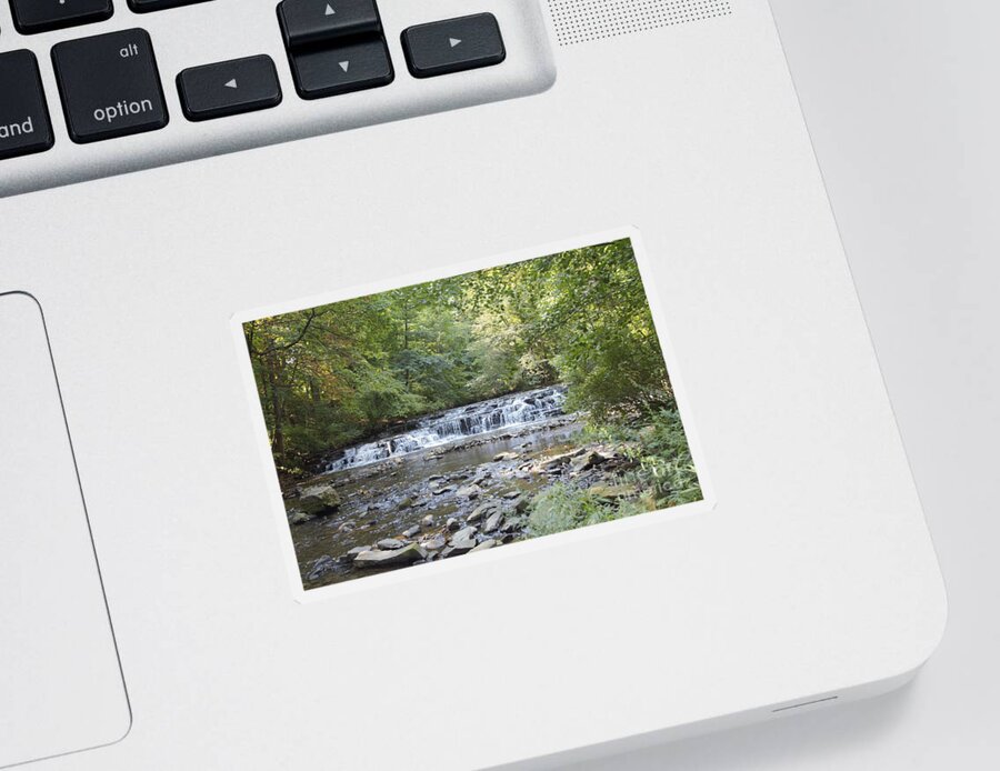 Corbetts Glen Sticker featuring the photograph Corbetts Glen Waterfall by William Norton