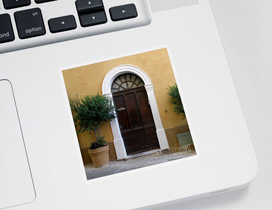 Door Sticker featuring the photograph Enchanting Door by Lainie Wrightson