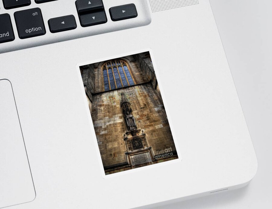 Yhun Suarez Sticker featuring the photograph Eton College Chapel by Yhun Suarez