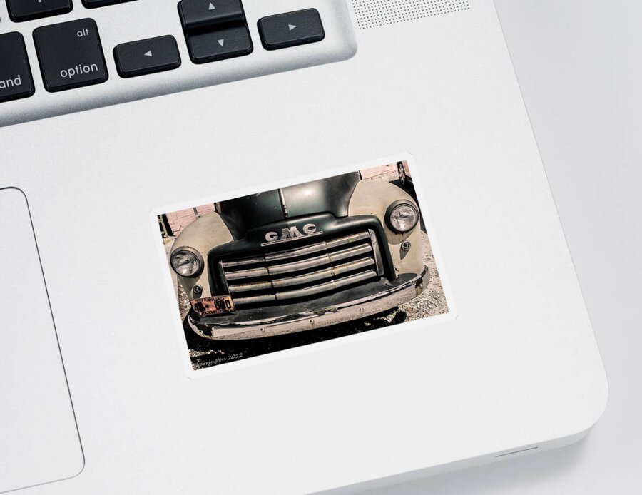 Classic Sticker featuring the photograph GMC by Shannon Harrington