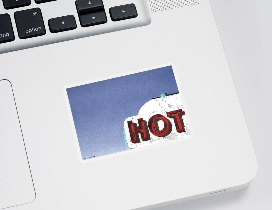 Photrealism Sticker featuring the drawing Hot by Rob De Vries