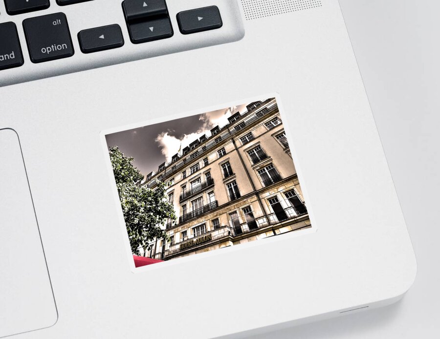 Europe Sticker featuring the photograph Hotel Adlon - Berlin by Juergen Weiss