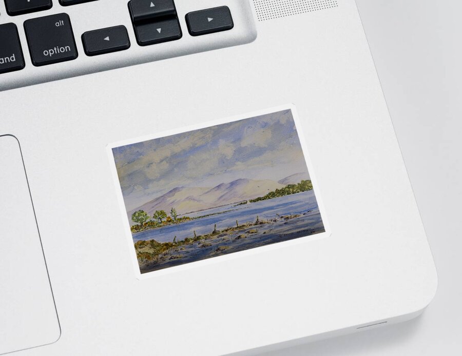 Lough Derg Sticker featuring the painting Relaxing Sail by Rob Hemphill