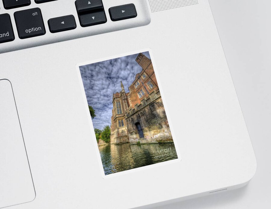 Hdr Sticker featuring the photograph River Cam Old Buildings by Yhun Suarez