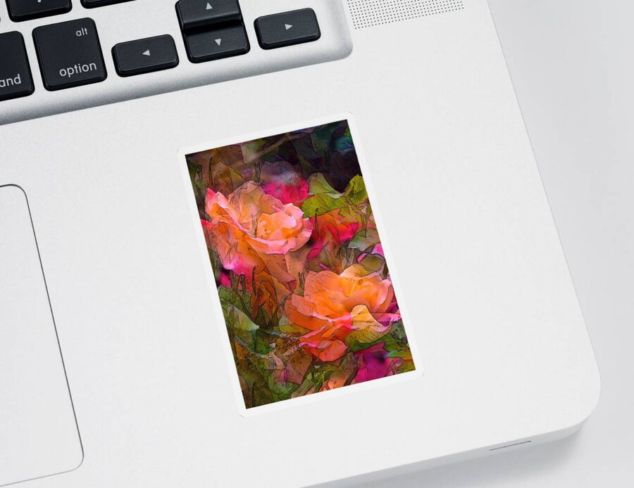 Floral Sticker featuring the photograph Rose 146 by Pamela Cooper
