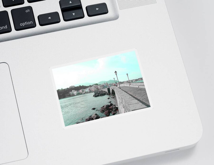 Bridge Sticker featuring the photograph Still Water by La Dolce Vita
