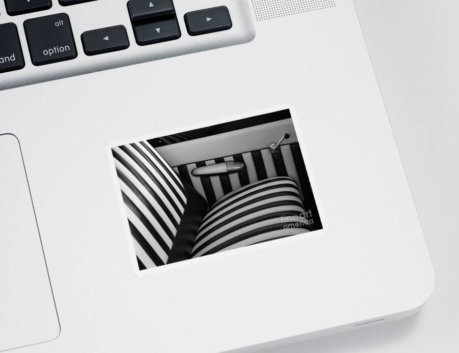 Transportation Sticker featuring the photograph Stripes by Dennis Hedberg