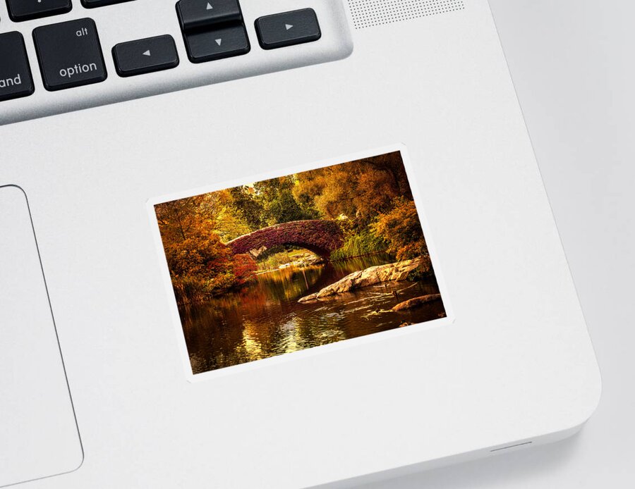 Gapstow Sticker featuring the photograph The Gapstow Bridge by Chris Lord
