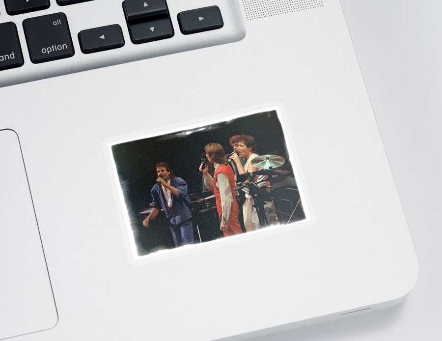 Concert Sticker featuring the photograph The Monkees by Mike Martin