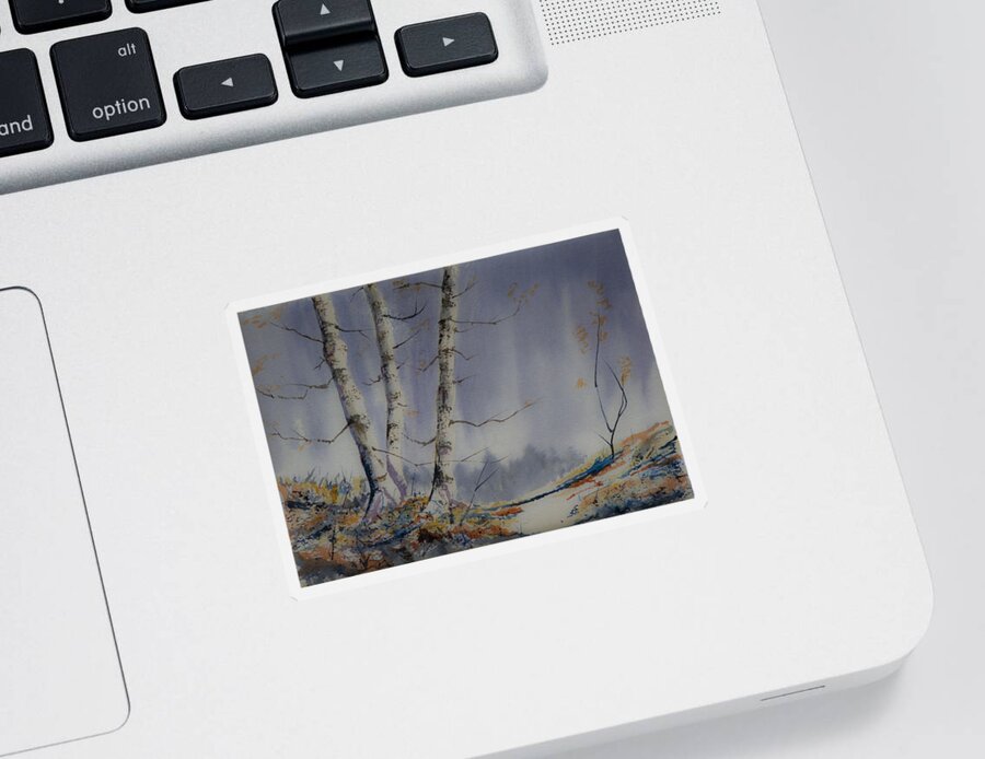 Tree Sticker featuring the painting Tranquility by Rob Hemphill