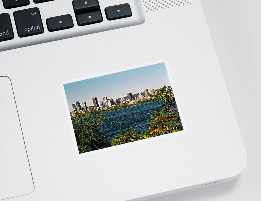 North America Sticker featuring the photograph Ville de Montreal by Juergen Weiss