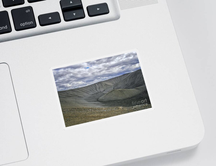 Crater Sticker featuring the photograph Crater by Patricia Hofmeester