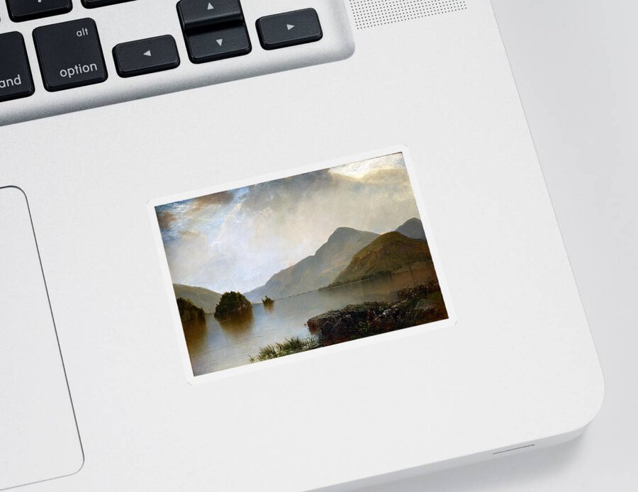 Seascape Sticker featuring the photograph Lake George #1 by John Frederick Kensett