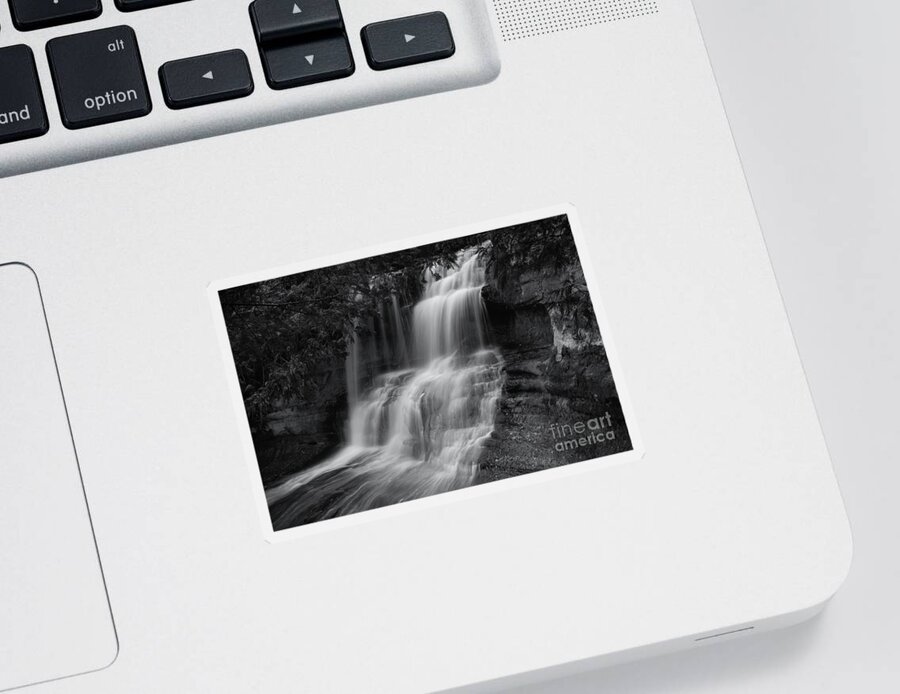 Laughing Whitefish Falls Sticker featuring the photograph Laughing Whitefish Falls #1 by Rachel Cohen