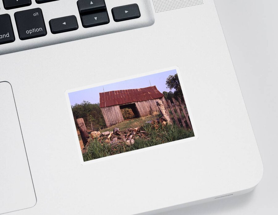  Sticker featuring the photograph Lloyd Shanks Barn 4 #1 by Curtis J Neeley Jr