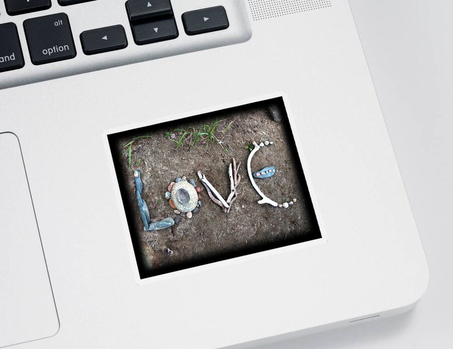 Love Sticker featuring the photograph Love by Tanielle Childers