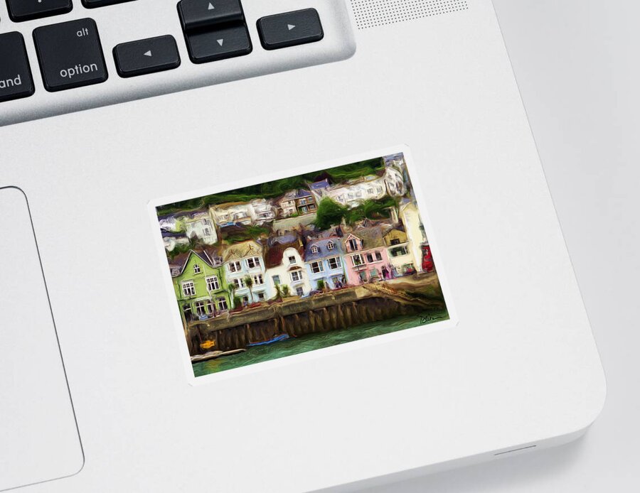 St. Mawes Sticker featuring the photograph St. Mawes Dreamscape by Peggy Dietz