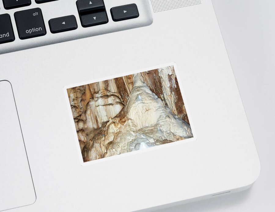 Cave Sticker featuring the photograph Stalactite cave #1 by Michal Boubin