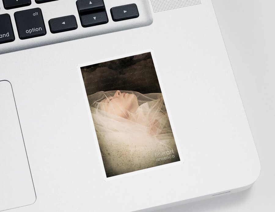 Veil Sticker featuring the photograph Veiled #1 by Clayton Bastiani